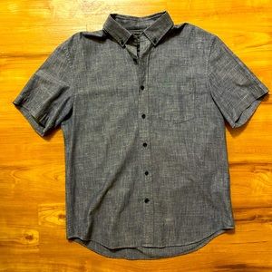 Banana Republic Mens Medium Slim Chambray Shirt
